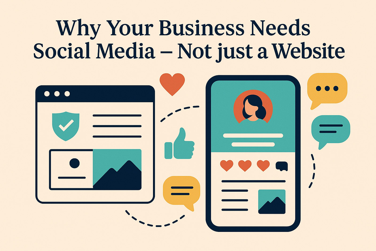 Why your business needs social media – not just a website Why your business needs social media – not just a website