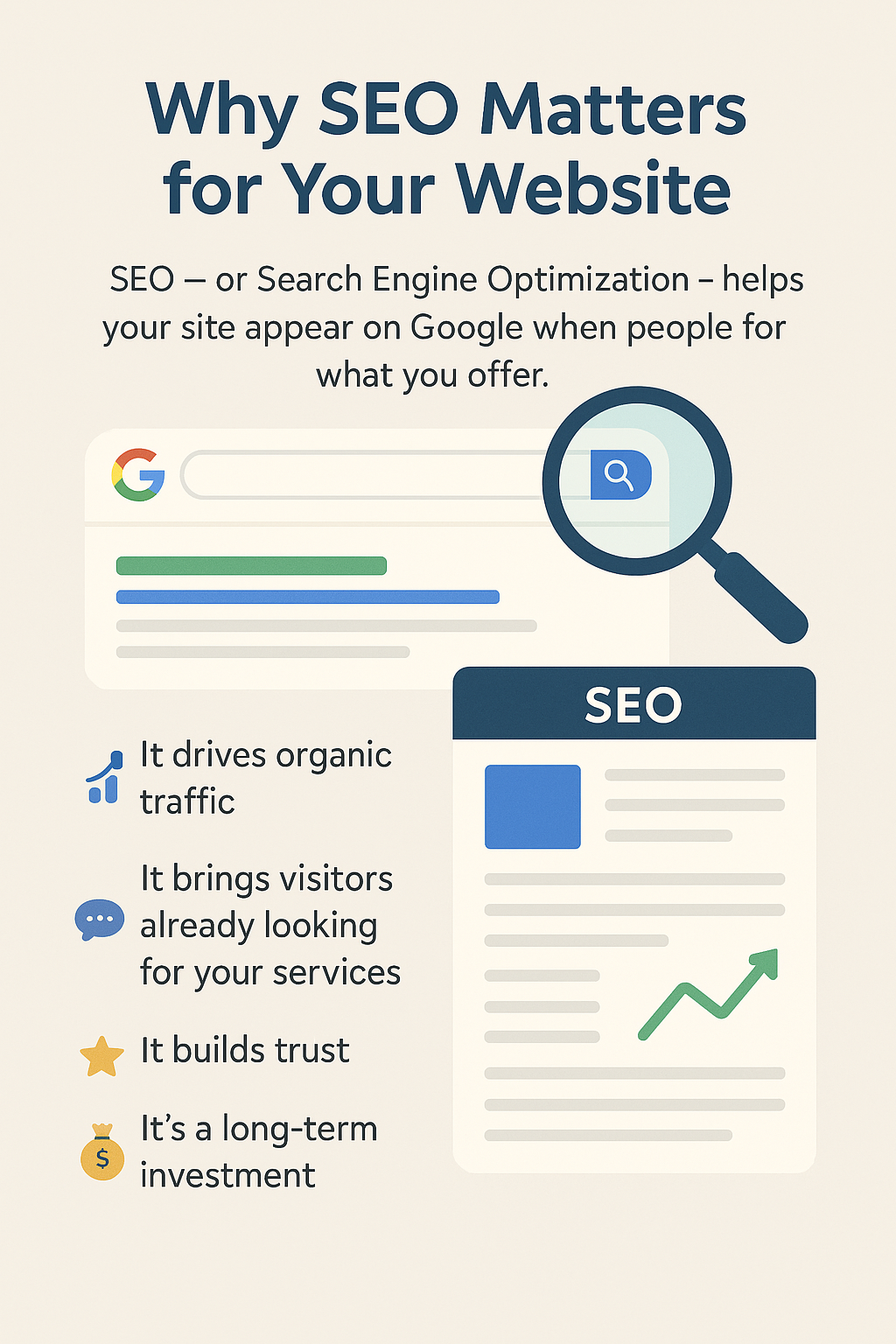 Why SEO matters for your website Why SEO matters for your website – and how to get it right