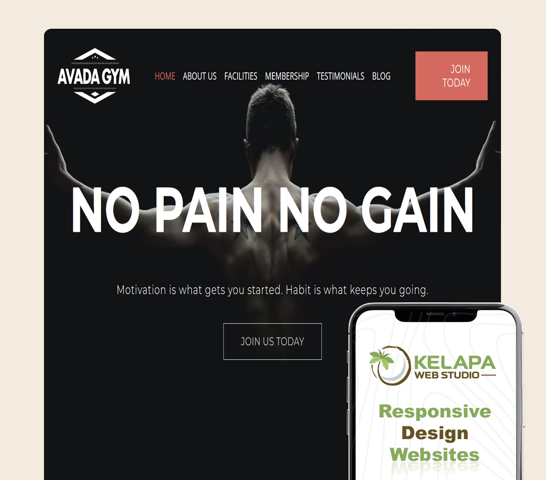 Gym Template - Kelapa Web Studio